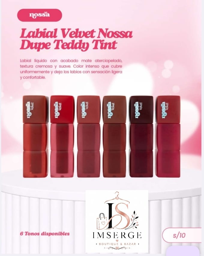 LABIAL VELVET DUPE TEDDY