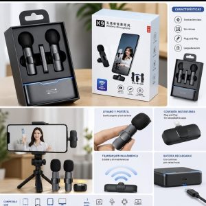 PACK MICRÓFONO INALAMBRICOS K9