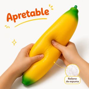 SQUISHY PLÁTANO GIGANTE 🍌💛